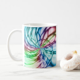 Serendipiteit | Multicolor Fractal Art Koffiemok
