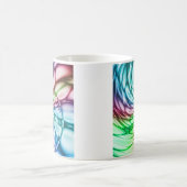 Serendipiteit | Multicolor Fractal Art Koffiemok (Center)