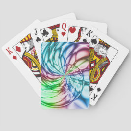 Serendipiteit | Multicolor Fractal Art Pokerkaarten
