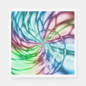 Serendipiteit | Multicolor Fractal Art Servet (Voorkant)