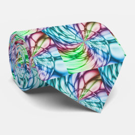 Serendipiteit | Multicolor Fractal Art Stropdas
