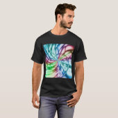 Serendipiteit | Multicolor Fractal Art T-shirt (Voorkant volledig)