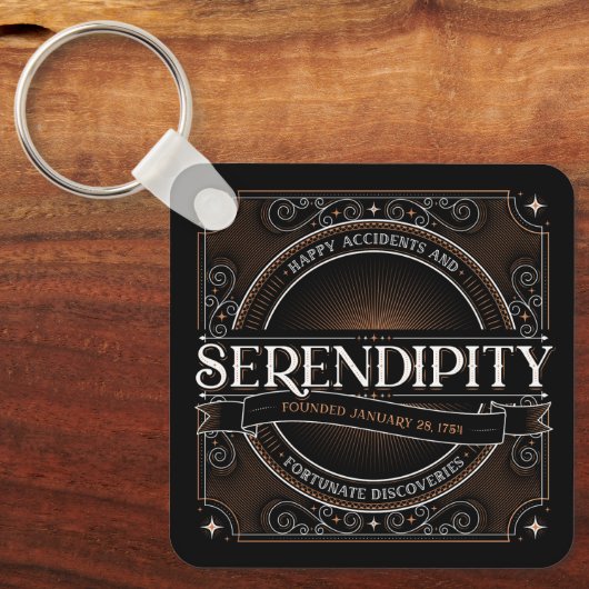 Serendipiteit Sleutelhanger (Voorkant)
