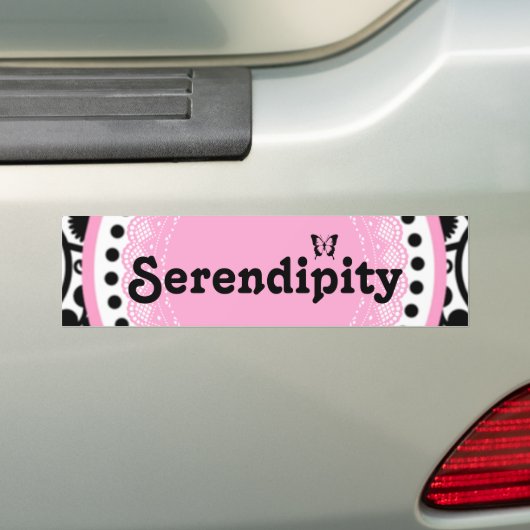 Serendipiteitsbumper sticker (Op auto)