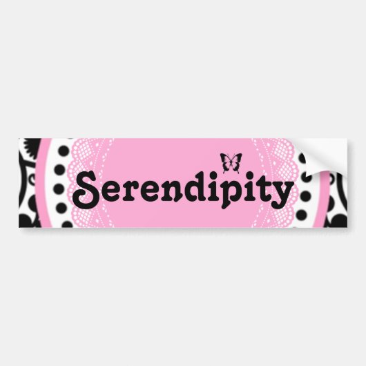 Serendipiteitsbumper sticker (Voorkant)