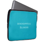 Serendipitous Blunder Electronics Bag Laptop Sleeve (Voorkant Rechts)