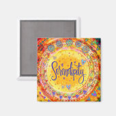 Serendipity Leuk Trendy Inspirivity ONE WORD Magne Magneet (Voorkant / Achterkant)