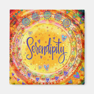 Serendipity Leuk Trendy Inspirivity ONE WORD Magne Magneet