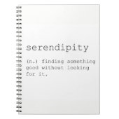 Serendipity notebook notitieboek (Voorkant)