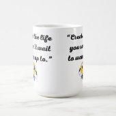 Serene Abstracte koffie Mok (Midden)