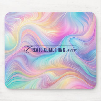 Serene Abstracte pastel Muismat met inspiratie