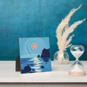 Serene Abstracte zeegezicht kunst Fotoplaat (Insitu)