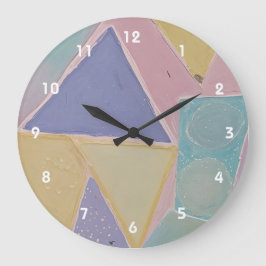 Serene Abstracts: A Pastel Dream Grote Klok
