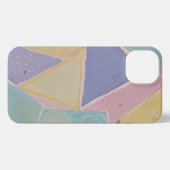 Serene Abstracts: A Pastel Dream iPhone Hoesje (Achterkant horizontaal)