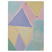 Serene Abstracts: A Pastel Dream Klembord (Achterkant)