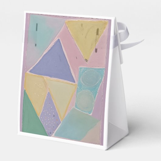 Serene Abstracts: Een Pasteldroom Bedankdoosjes (Achterkant)