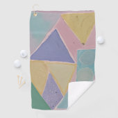 Serene Abstracts: Een Pasteldroom Golfhanddoek (Insitu)