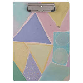 Serene Abstracts: Een Pasteldroom Klembord
