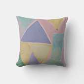 Serene Abstracts: Een Pasteldroom Kussen (Voorkant)