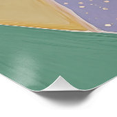 Serene Abstracts: Een Pasteldroom Perfect Poster (Hoek)