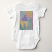 Serene Abstracts: Een Pasteldroom Romper (Achterkant)