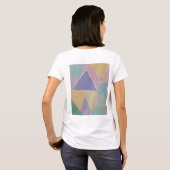 Serene Abstracts: Een Pasteldroom T-shirt (Achterkant volledig)