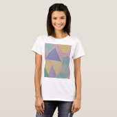 Serene Abstracts: Een Pasteldroom T-shirt (Voorkant volledig)