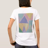 Serene Abstracts: Een Pasteldroom T-shirt (Achterkant)