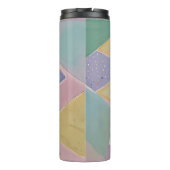 Serene Abstracts: Een Pasteldroom Thermosbeker (Achterkant)