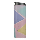 Serene Abstracts: Een Pasteldroom Thermosbeker (Geroteerd rechts)