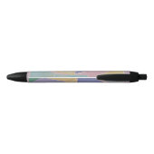Serene Abstracts: Een Pasteldroom Zwarte Inkt Pen (Achterkant)