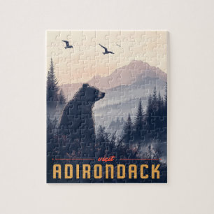 Serene Adirondack Beer: een Vintage Legpuzzel