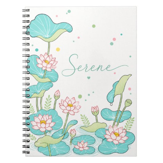 Serene-Aesthetic  Notitieboek (Voorkant)