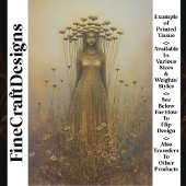 Serene Afbeelding Bloem Hoofdadres U6 Decoupage Tissuepapier