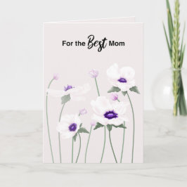 Serene Anemone Moederdagkaart Kaart