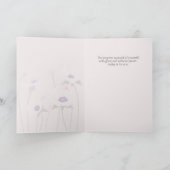 Serene Anemone Moederdagkaart Kaart (Binnen)