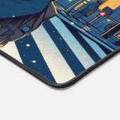 Serene Anime Couple in een straat in de stad Bureaumat (Hoek)