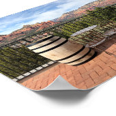 Serene Arizona berglandschap Poster (Hoek)