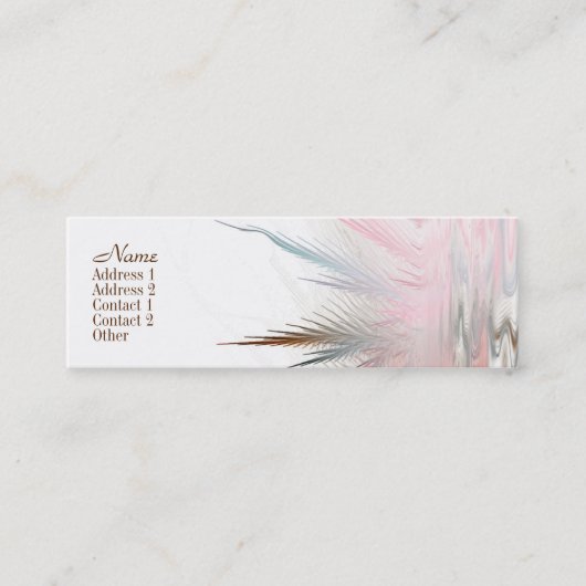 Serene Art Skinny Visitekaartje (Voorkant)