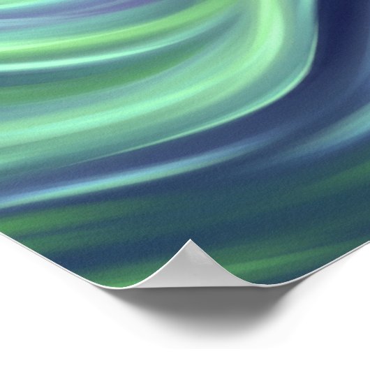 Serene Aurora Wave Print (Hoek)