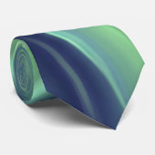 Serene Aurora Wave Print Stropdas (Opgerold)