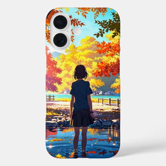 Serene Autumn Lake Case-Mate iPhone Case (Achterkant)