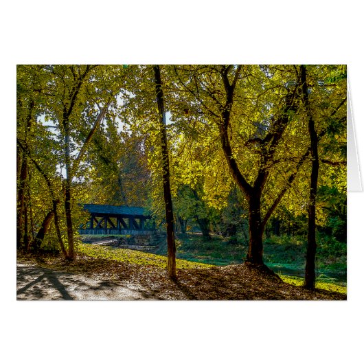 Serene Autumn Walk Painterly (Voorkant Horizontaal)