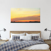 Serene Avondhemel Boven Velden Canvas Afdruk (Insitu (Slaapkamer))