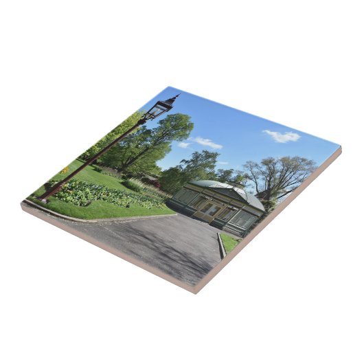 Serene Ballarat Botanische Tuinen Keramische Tegel Tegeltje (Zijkant)