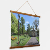 Serene Ballarat Botanische Tuinen Wandtapijt Hangend Wandkleed (Gebogen)