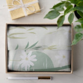Serene Bamboe Bloesem Aziatisch  (10) Tissuepapier (Geschenk)