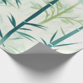 Serene Bamboe Bloesem Aziatisch  (5) Cadeaupapier (Hoek)
