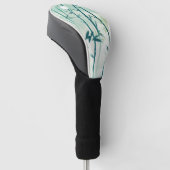 Serene Bamboe Bloesem Aziatisch  (5) Golfheadcover (Schuin)