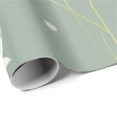 Serene Bamboe Bloesem Aziatisch (8) Cadeaupapier (Rol Hoek)